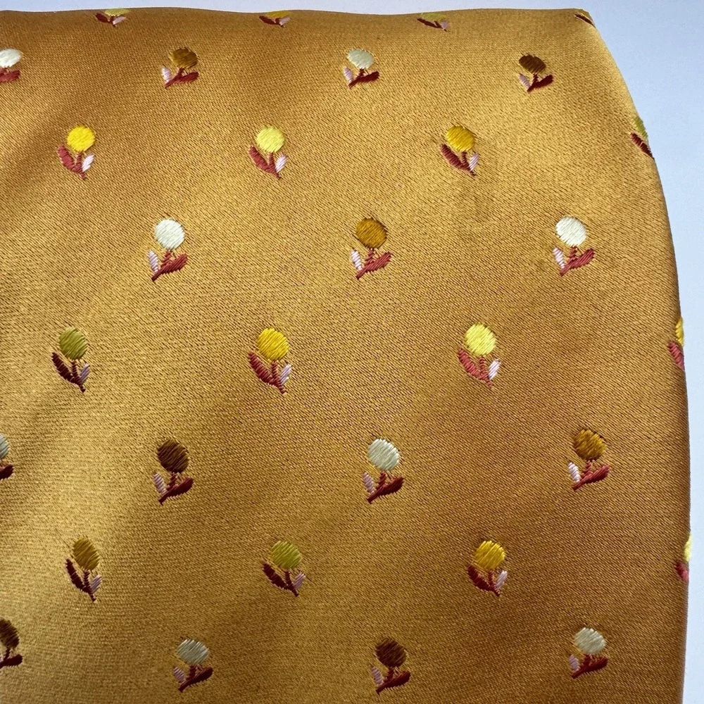 Ermenegildo Zegna‎ Geometric Print Tie 100% Silk Classic Professional